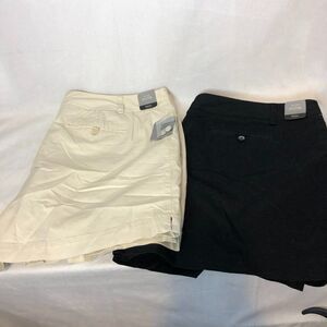 Mossimo lot of 2 Low Rise Slim - the hip and thigh Chino Shorts size 24W      WS